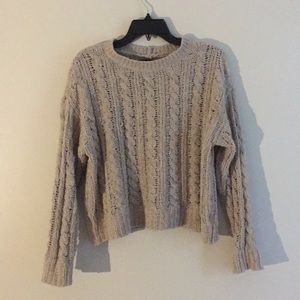 AE knitted crop sweater
